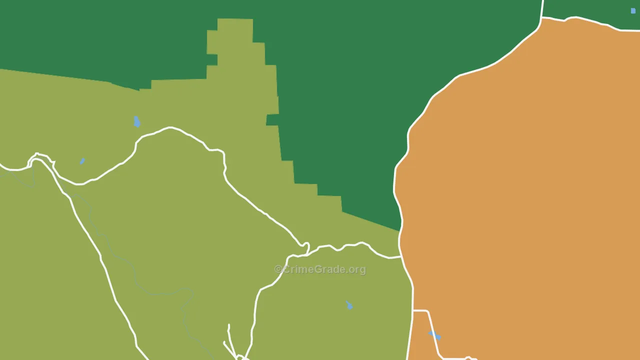 Jolon, CA Map of Drug-Related Crime Rates