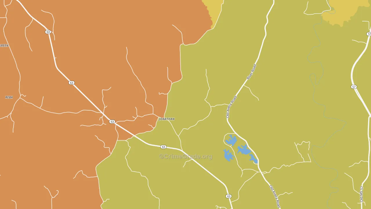Jonathan, MS Map of Drug-Related Crime Rates