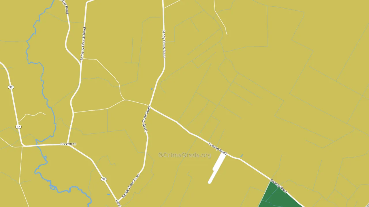 Joppa, NC Map of Drug-Related Crime Rates