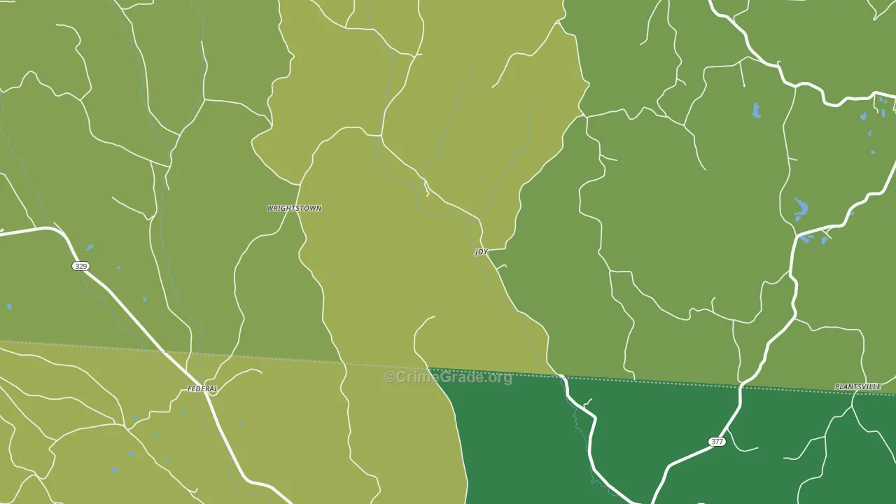 Joy, OH Map of Drug-Related Crime Rates