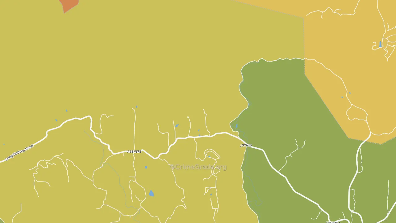 Joynes, NC Map of Drug-Related Crime Rates
