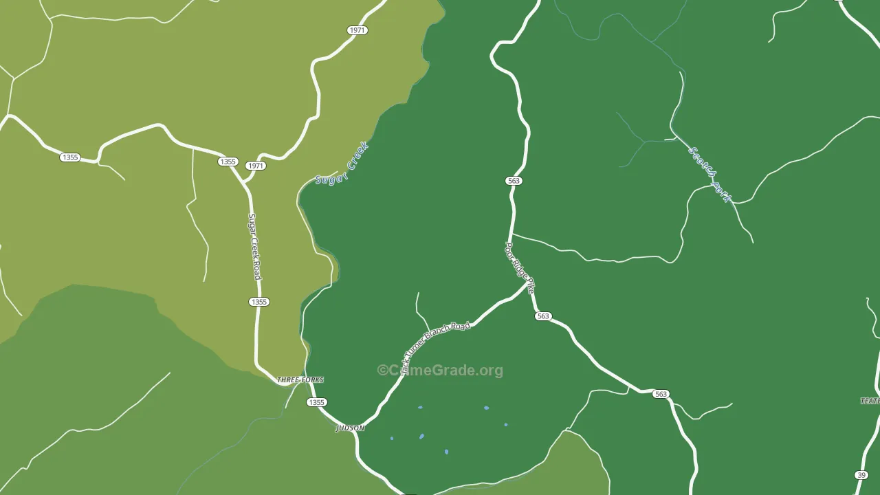 Judson, KY Map of Drug-Related Crime Rates