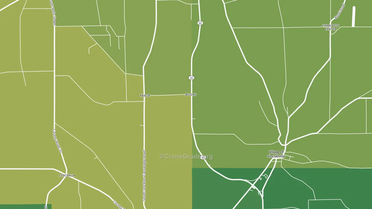 Kabob, NY Map of Drug-Related Crime Rates