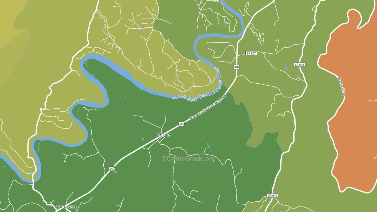 Karo, VA Map of Drug-Related Crime Rates