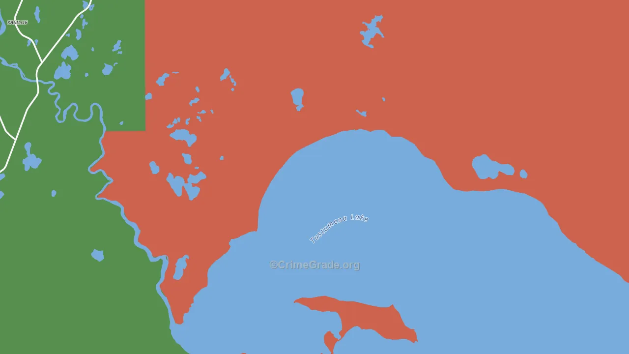 Kenai Peninsula Borough, AK Map of Drug-Related Crime Rates