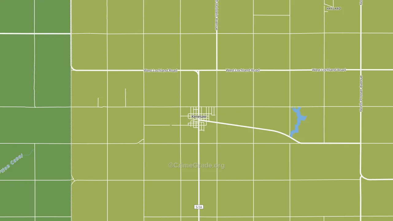 Kenesaw, NE Map of Drug-Related Crime Rates