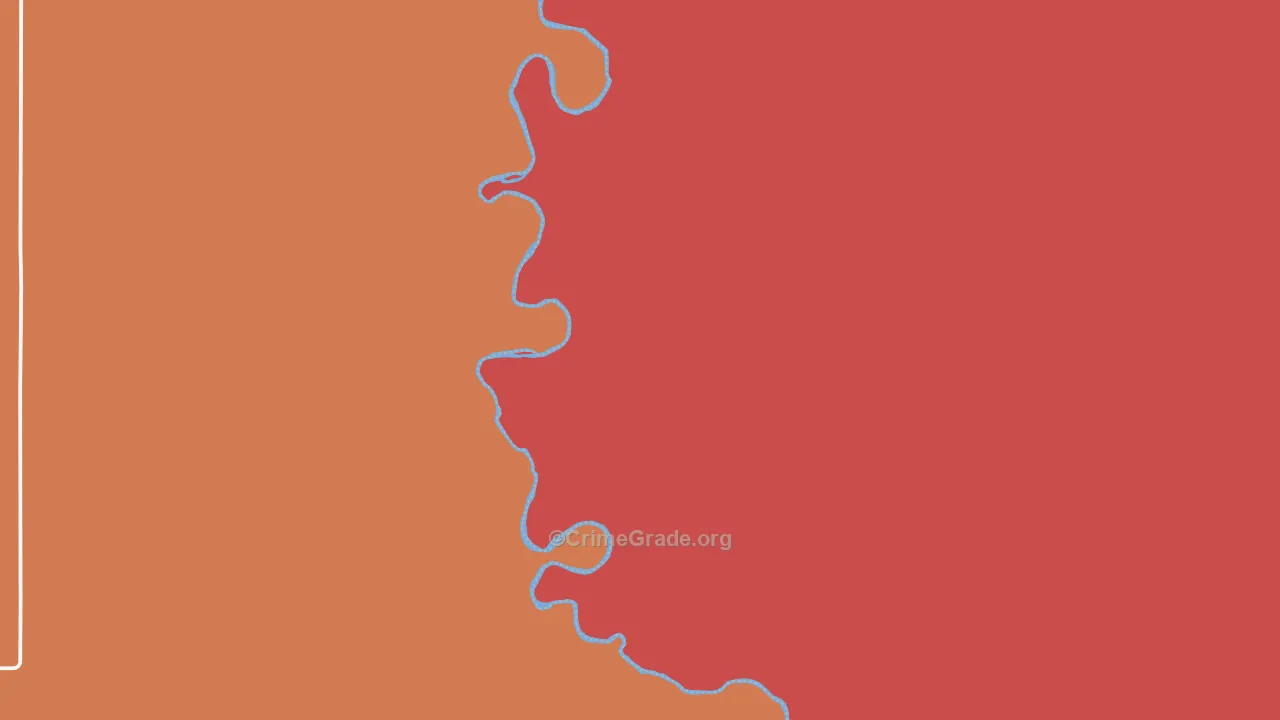 Kent, OR Map of Drug-Related Crime Rates