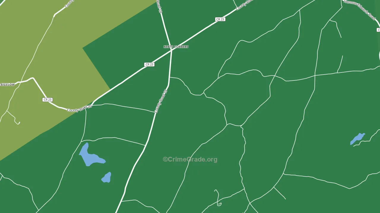 Kents Corners, NY Map of Drug-Related Crime Rates