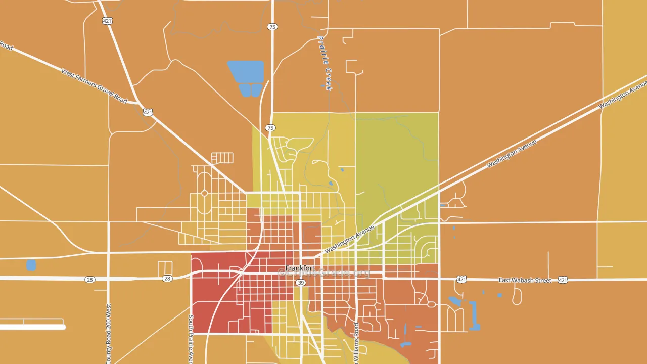 Kentwood, IN Map of Drug-Related Crime Rates