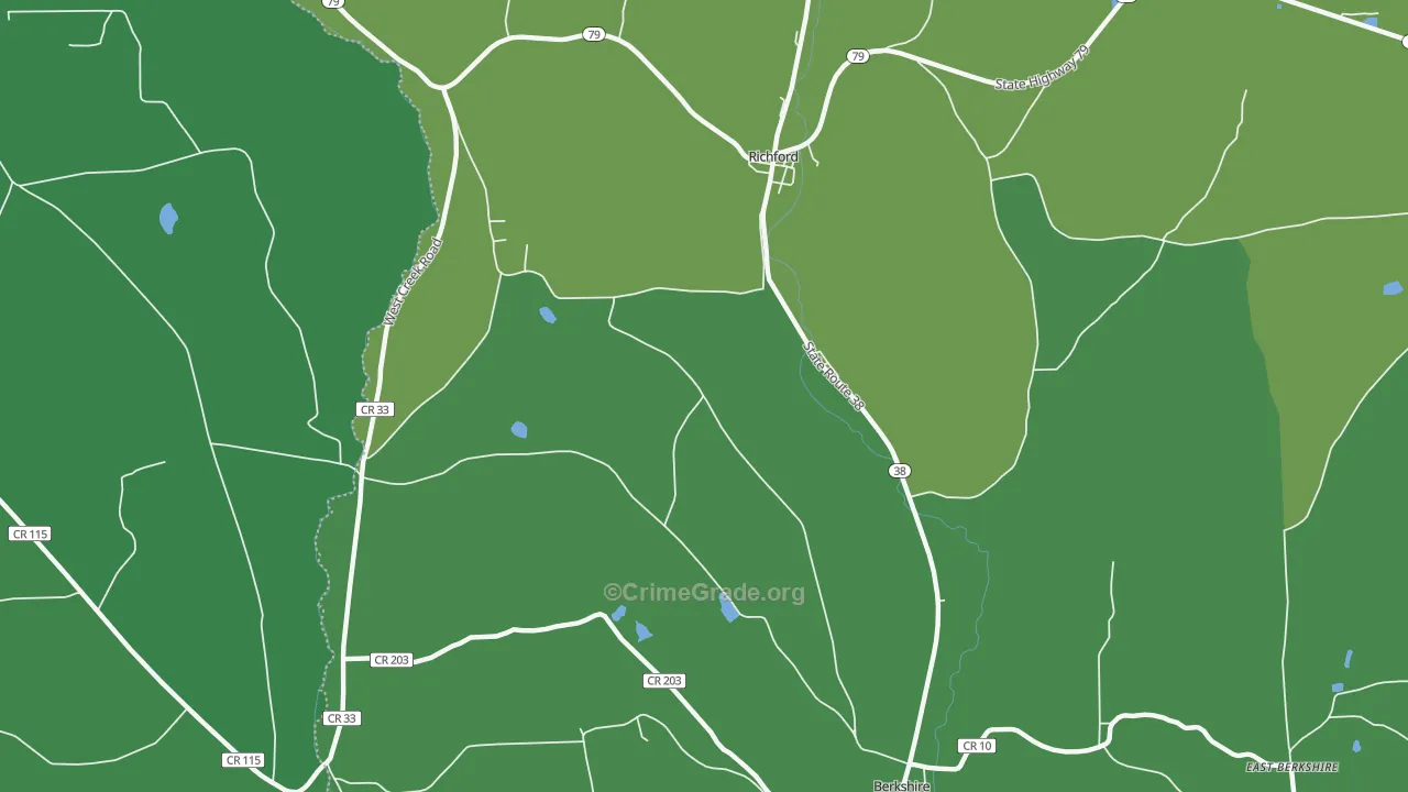 Ketchumville, NY Map of Drug-Related Crime Rates