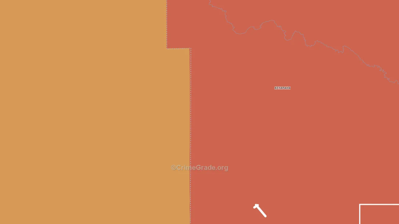 Keyapaha, SD Map of Drug-Related Crime Rates