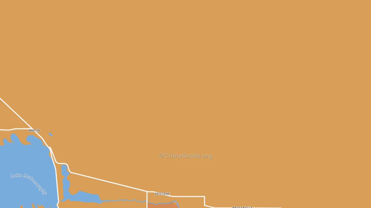 Keystone, NE Map of Drug-Related Crime Rates