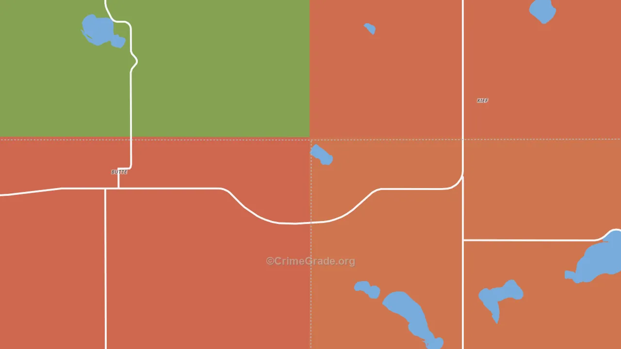 Kief, ND Map of Drug-Related Crime Rates
