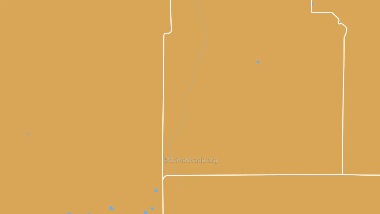 Kim, CO Map of Drug-Related Crime Rates