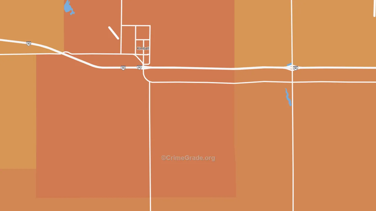 Kimball, SD Map of Drug-Related Crime Rates
