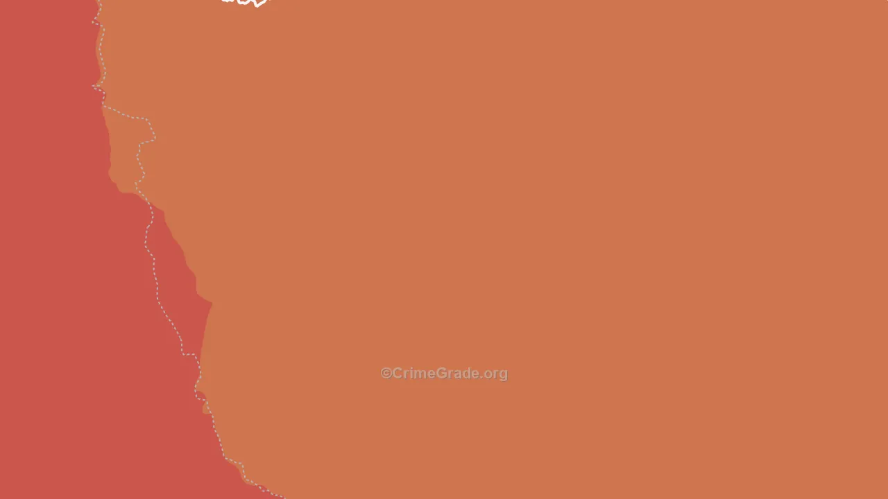 Kingston, NM Map of Drug-Related Crime Rates