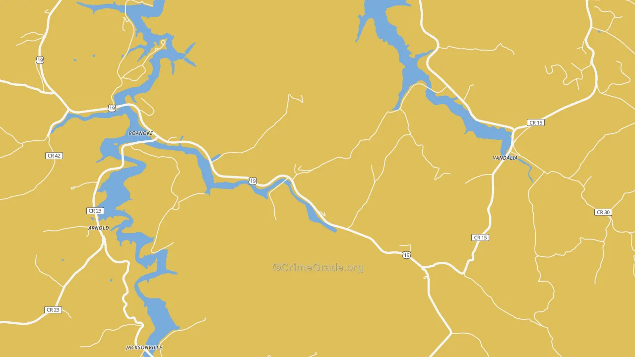 Knawl, WV Map of Drug-Related Crime Rates