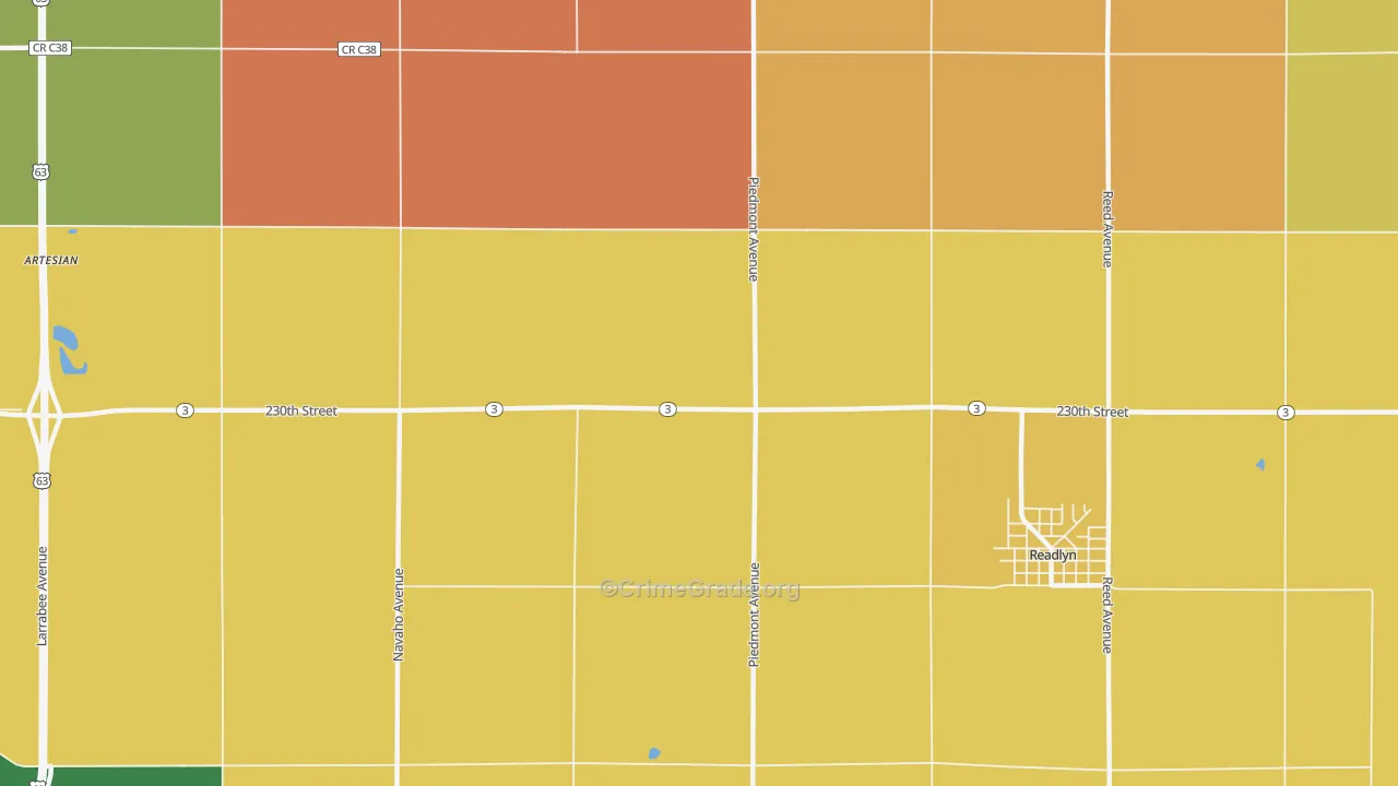 Knittel, IA Map of Drug-Related Crime Rates