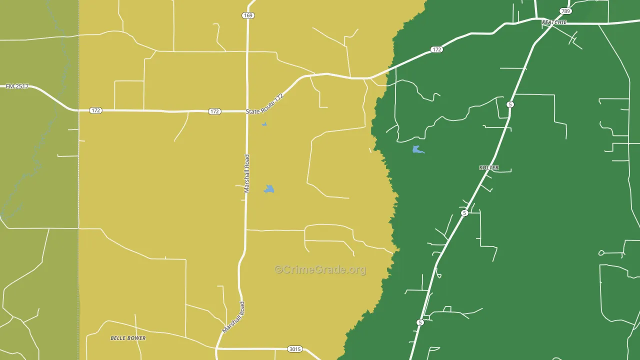 Kolter, LA Map of Drug-Related Crime Rates