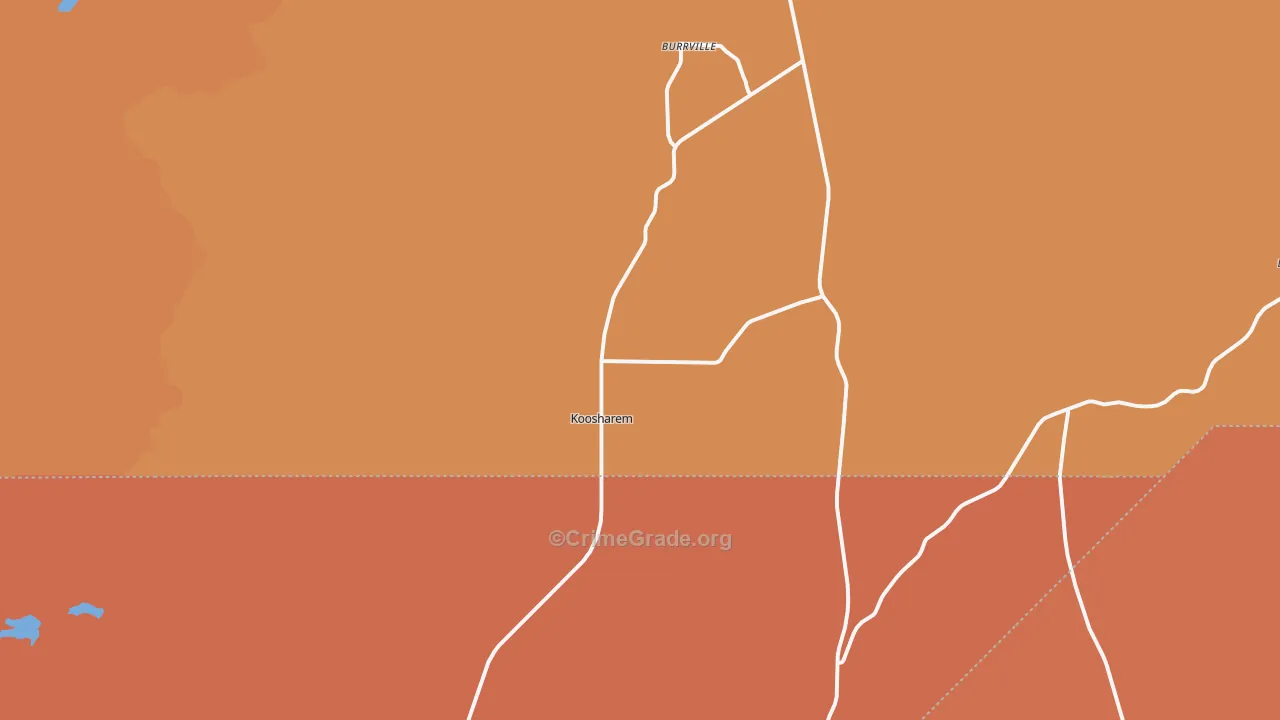 Koosharem, UT Map of Drug-Related Crime Rates
