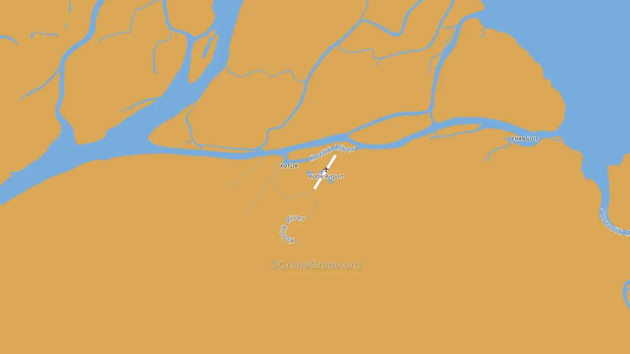 Kotlik, AK Map of Drug-Related Crime Rates