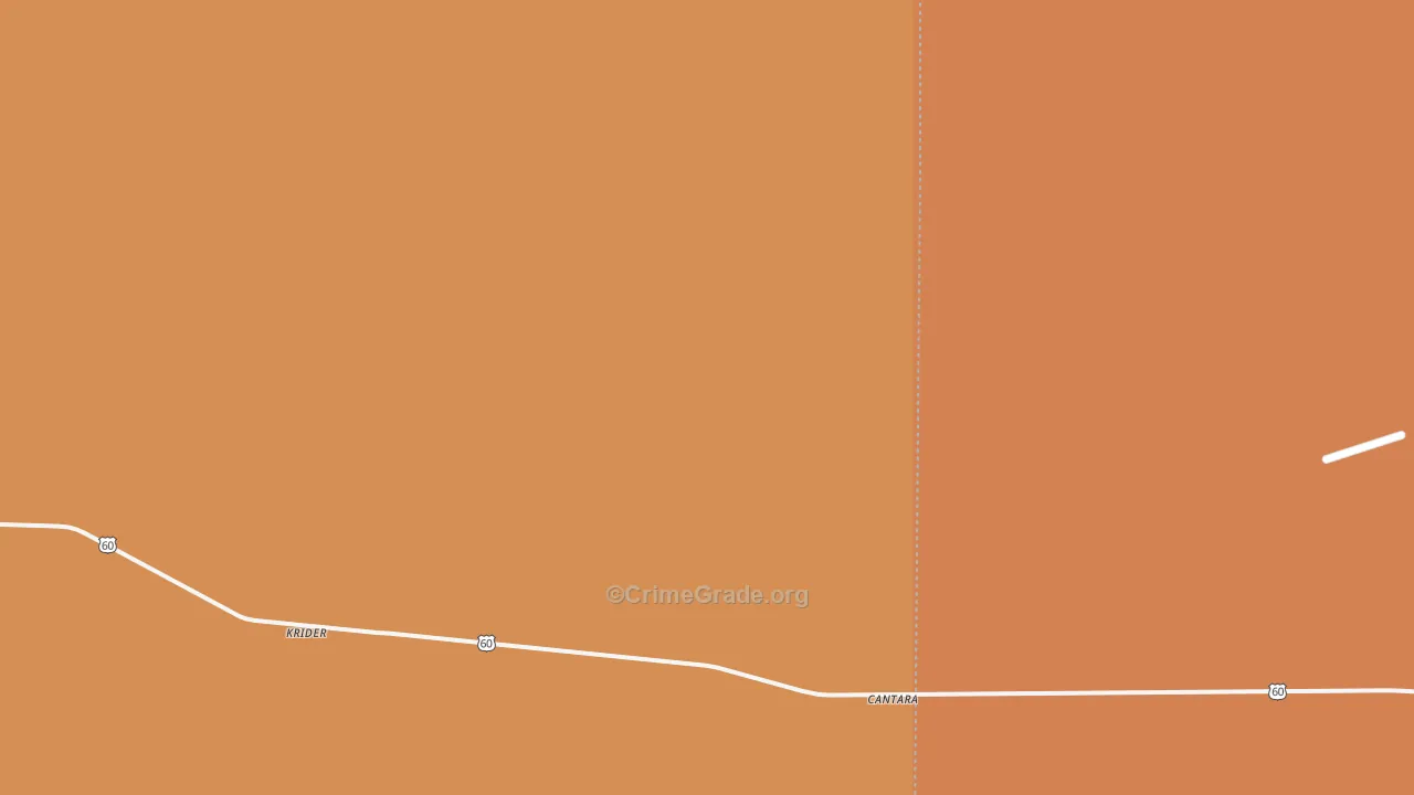 Krider, NM Map of Drug-Related Crime Rates