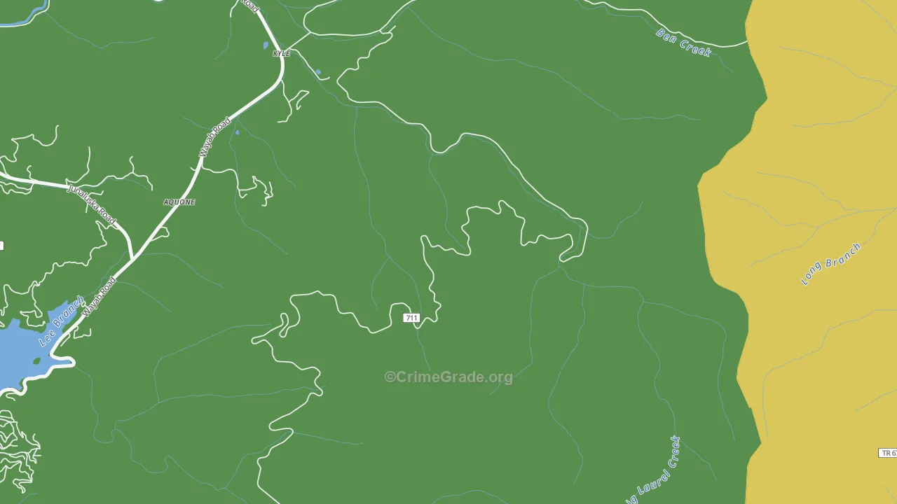 Kyle, NC Map of Drug-Related Crime Rates