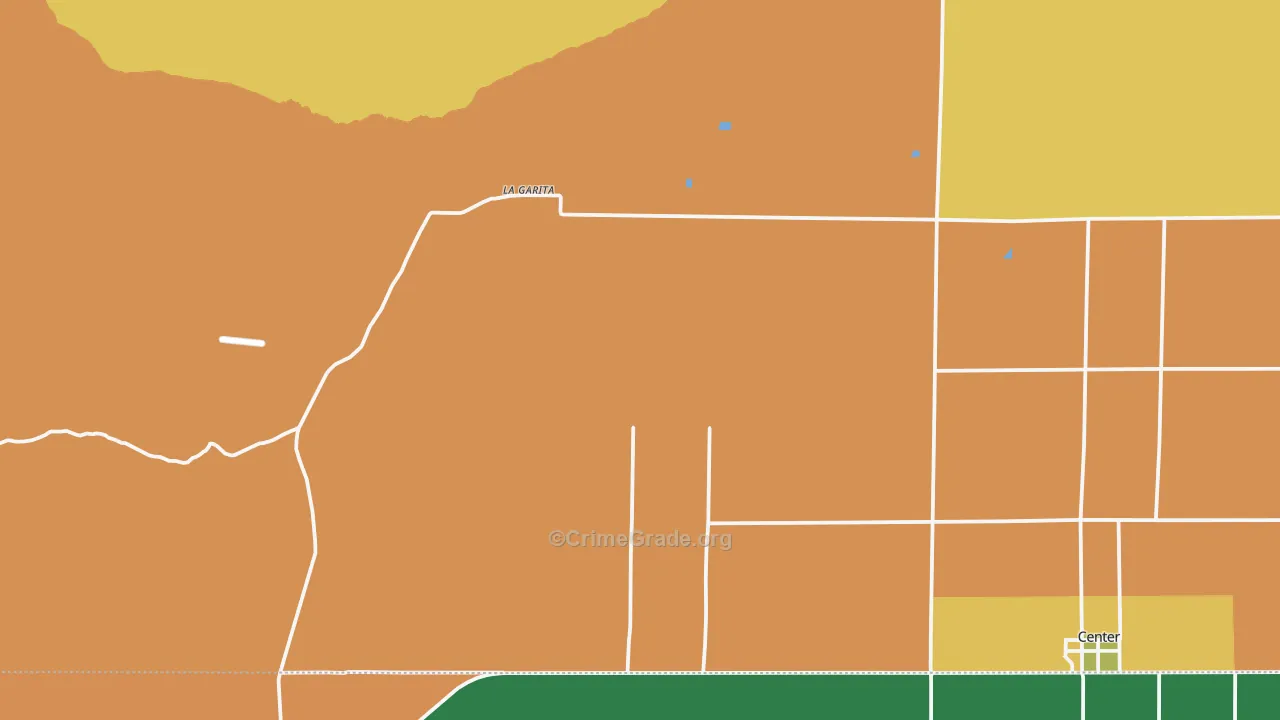 La Garita, CO Map of Drug-Related Crime Rates