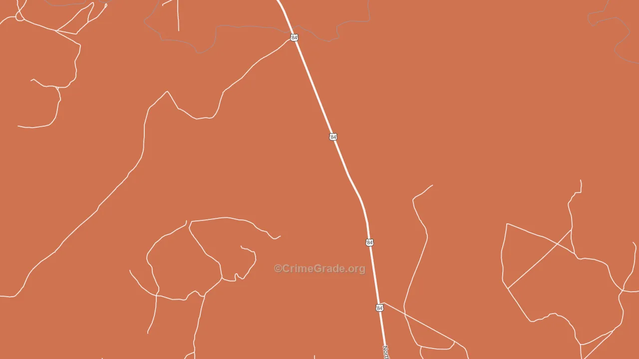 La Loma, NM Map of Drug-Related Crime Rates