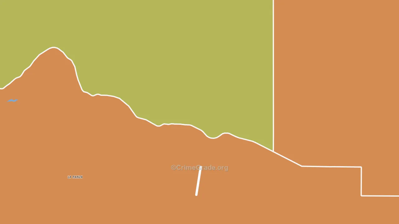 La Panza, CA Map of Drug-Related Crime Rates