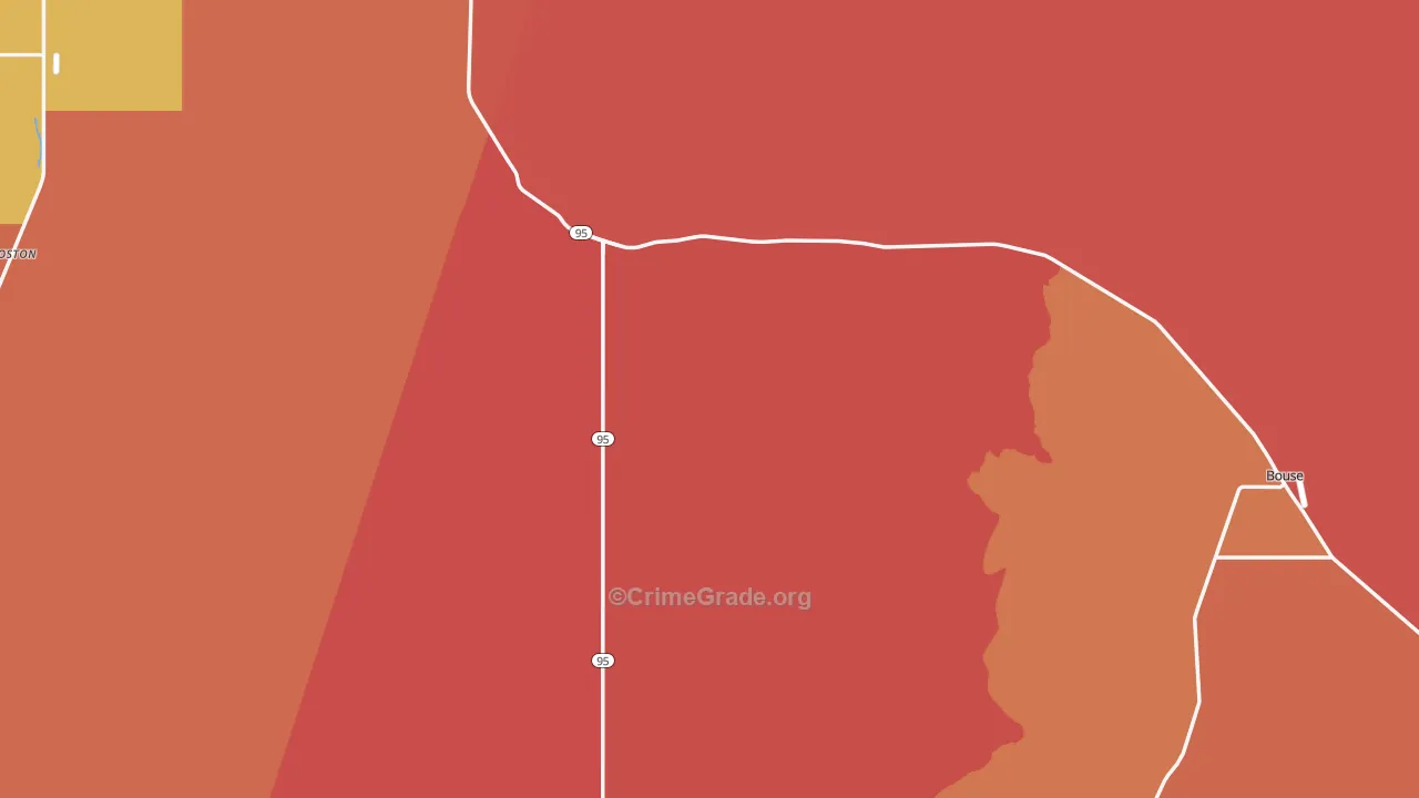 La Paz County, AZ Map of Drug-Related Crime Rates