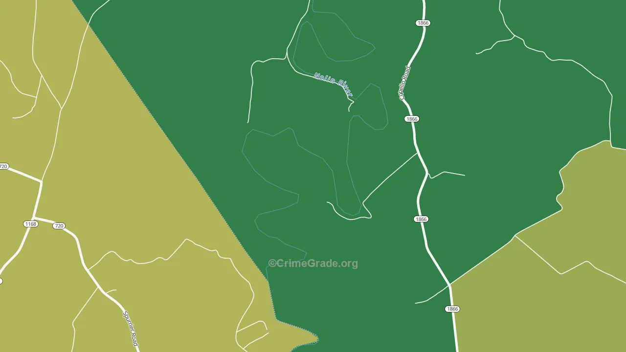 Lacon, KY Map of Drug-Related Crime Rates