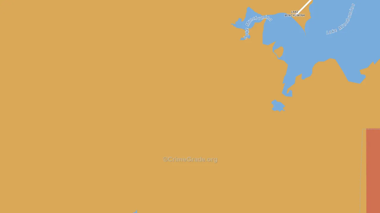 Lake Minchumina, AK Map of Drug-Related Crime Rates