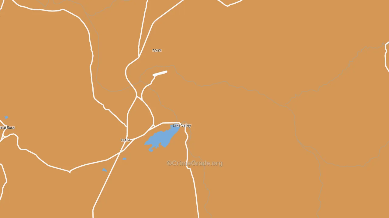 Lake Valley, NM Map of Drug-Related Crime Rates