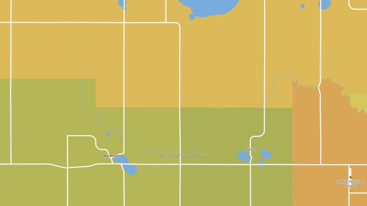 Lake Wilson, MN Map of Drug-Related Crime Rates