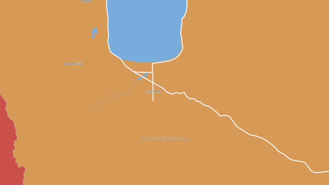 Laketown, UT Map of Drug-Related Crime Rates
