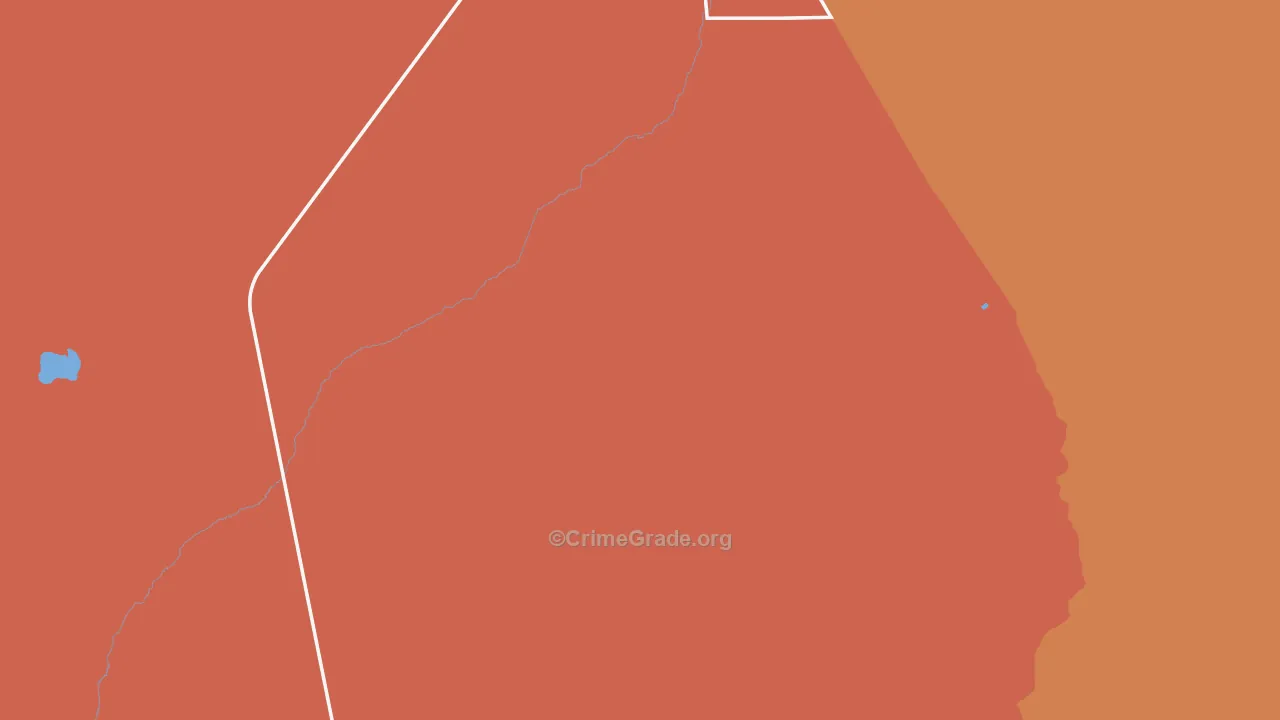 Lander County, NV Map of Drug-Related Crime Rates