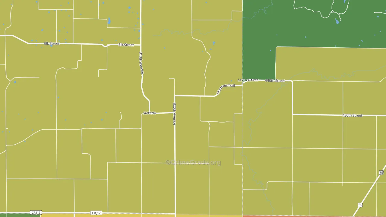 Last Chance, IA Map of Drug-Related Crime Rates