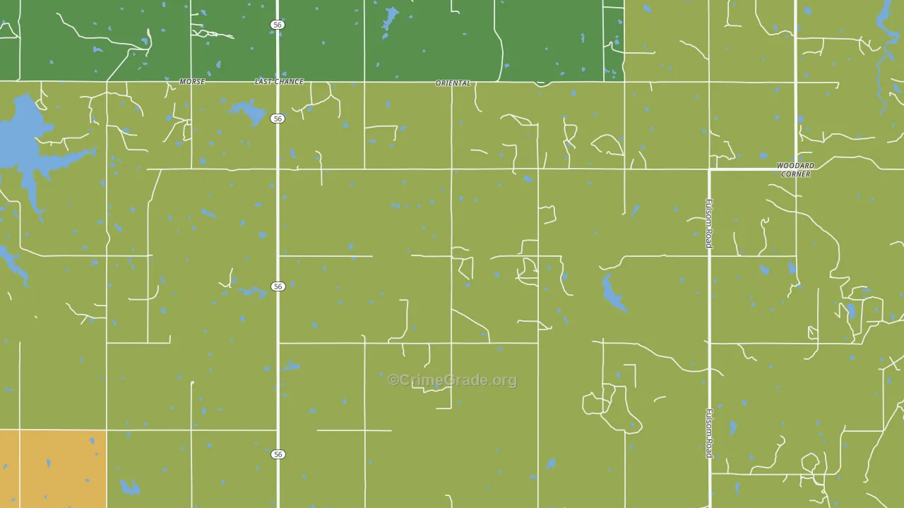 Last Chance, OK Map of Drug-Related Crime Rates