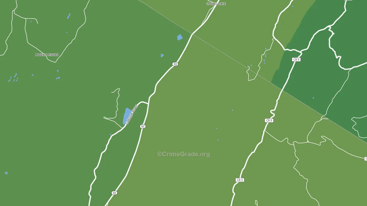 Laurel Dale, WV Map of Drug-Related Crime Rates