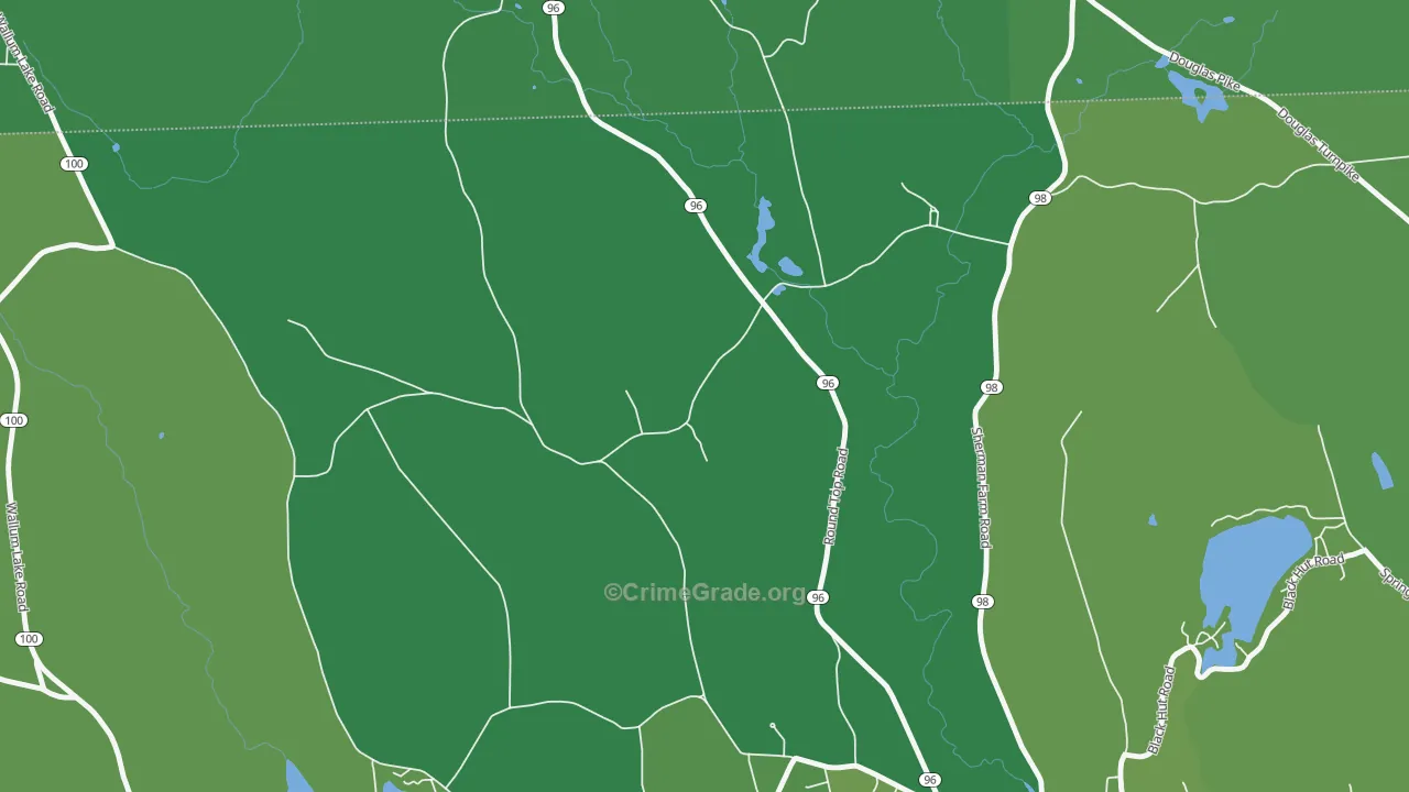 Laurel Hill, RI Map of Drug-Related Crime Rates