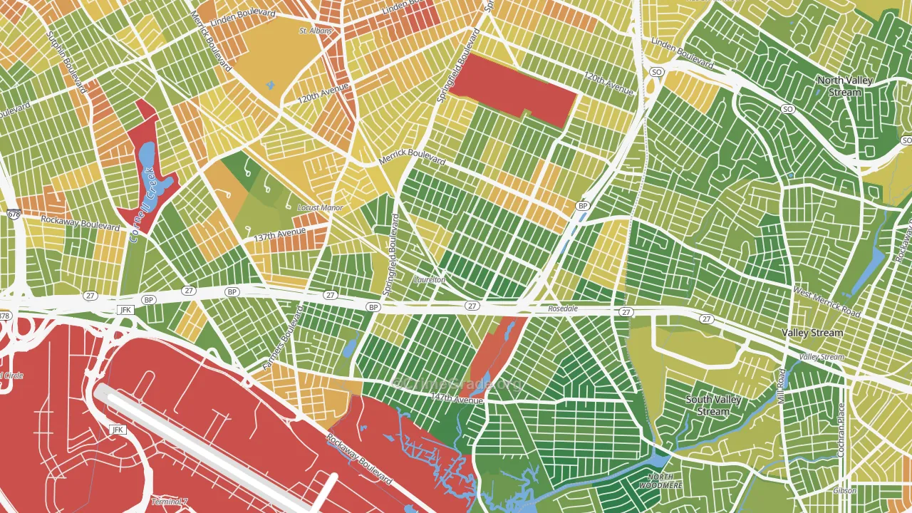 Laurelton, Queens, NY Map of Drug-Related Crime Rates