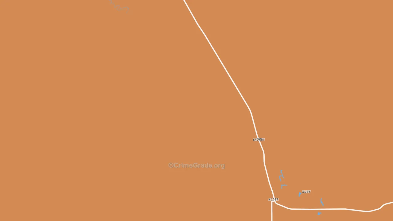 Laurin, MT Map of Drug-Related Crime Rates