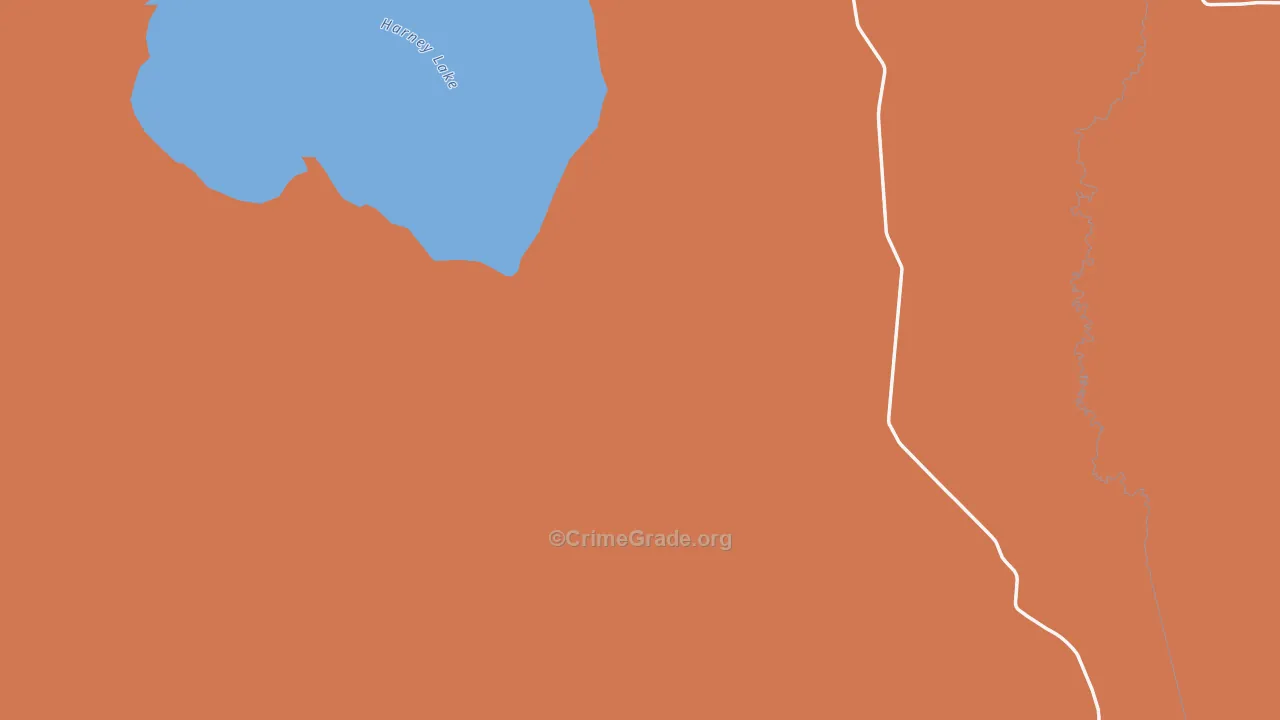 Lawen, OR Map of Drug-Related Crime Rates