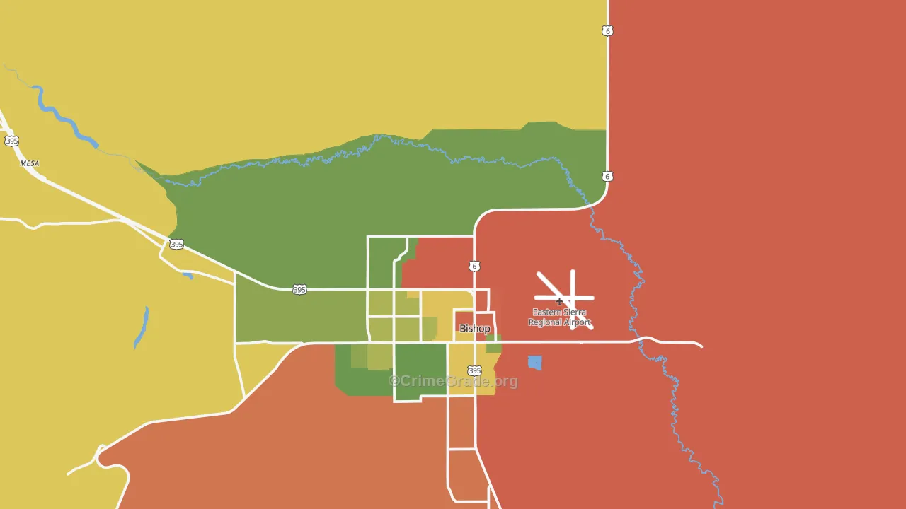 Laws, CA Map of Drug-Related Crime Rates