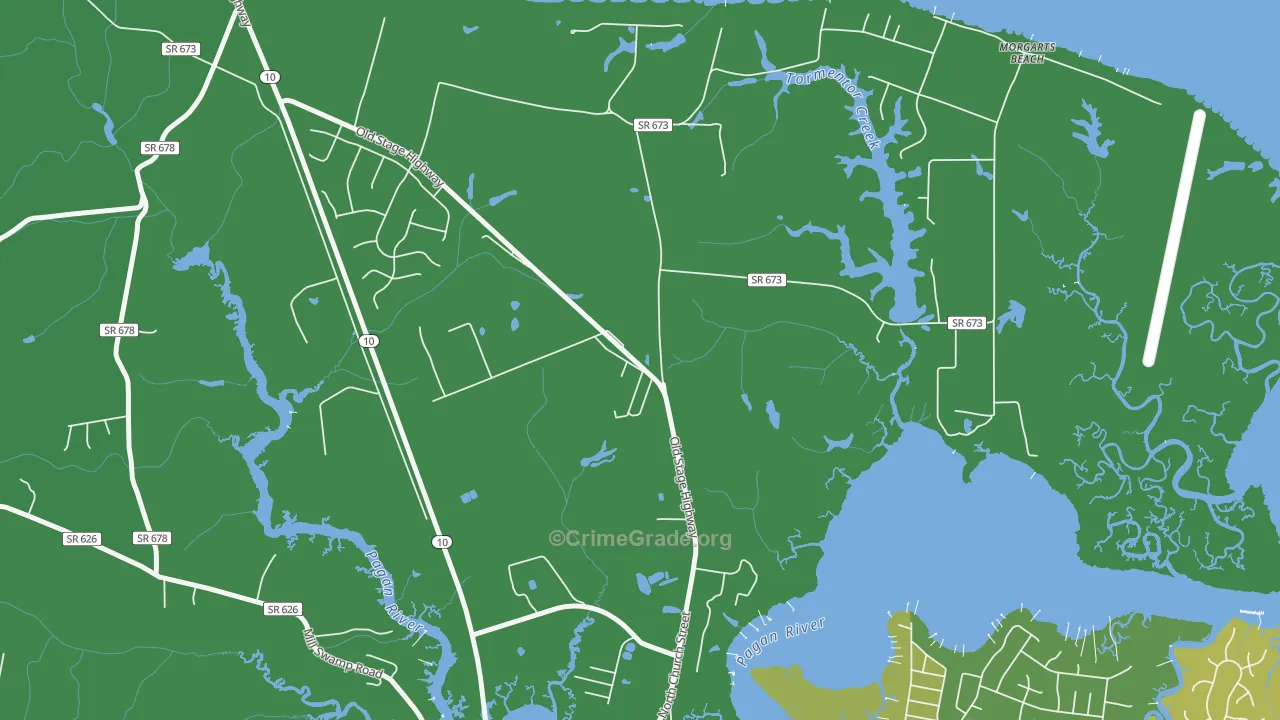 Lawson, VA Map of Drug-Related Crime Rates