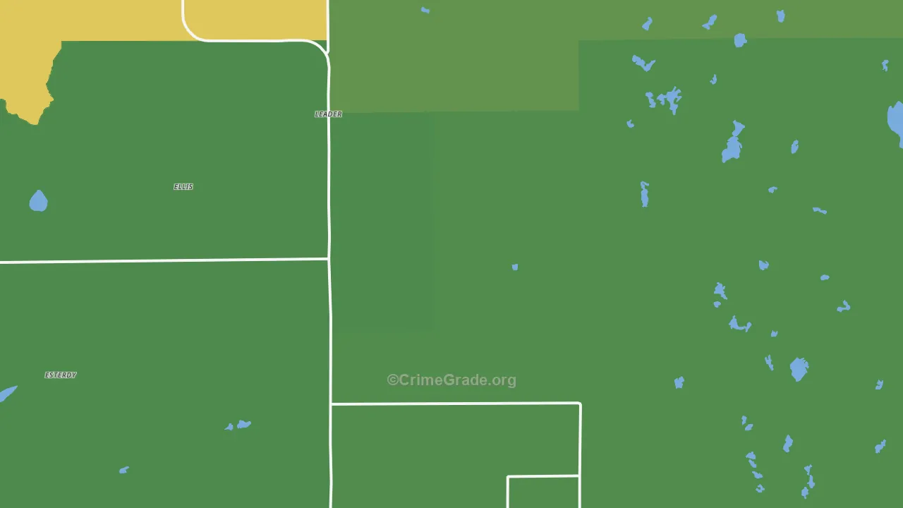 Leader, MN Map of Drug-Related Crime Rates