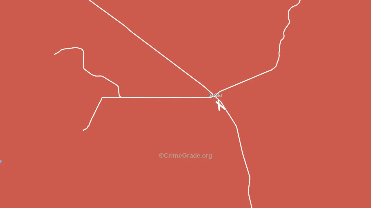 Leadore, ID Map of Drug-Related Crime Rates