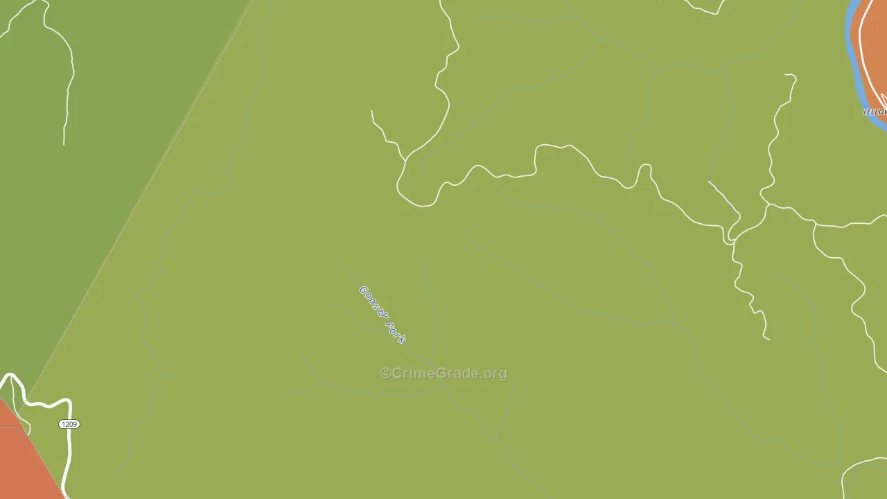 Leighton, KY Map of Drug-Related Crime Rates