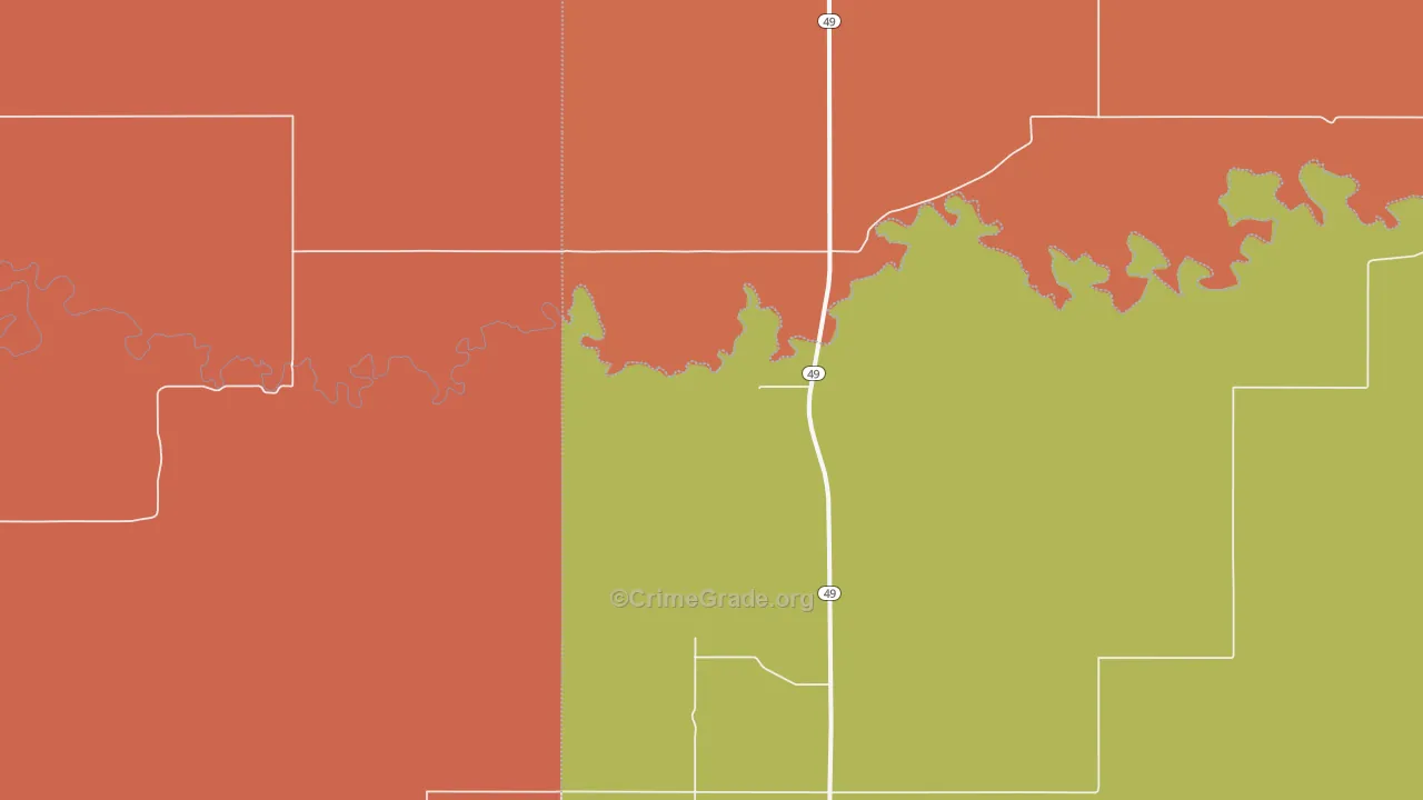 Lemmon, ND Map of Drug-Related Crime Rates
